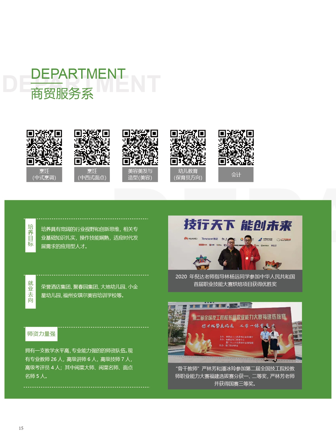 福州第一技师学院2021年招生手册(图16)